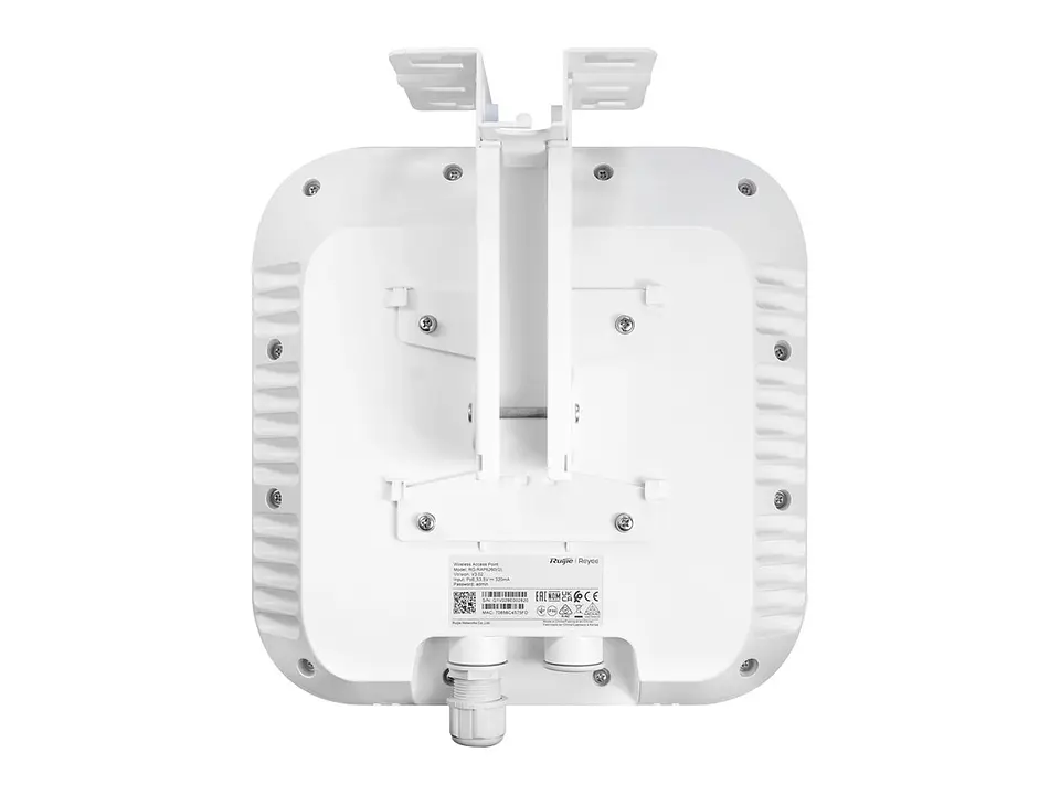 Access Point exterior Wi-Fi 6 , doble radio, , IP68, 1.8Gbps, antena interna; 1 puerto RJ45 10/100/1000 PoE In,1 puerto SFP 100/1000, incluye kit de montaje en poste y pared. No incluye fuente 2