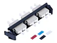 Siemon RIC-F-LC12-01C - Panel FO con 12 Acopladores LC MM/SM Negro (No compatible con Light Verse) - Miniatura 1