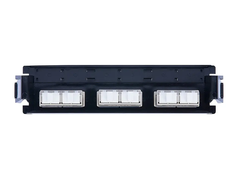 Siemon RIC-F-LC12-01C - Panel FO con 12 Acopladores LC MM/SM Negro (No compatible con Light Verse) 3