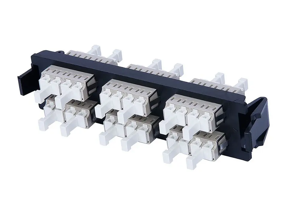 Siemon RIC-F-LC24-01C - Panel FO con 24 Acopladores LC MM/SM Negro (No compatible con Light Verse) 2
