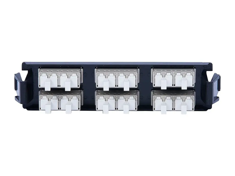 Siemon RIC-F-LC24-01C - Panel FO con 24 Acopladores LC MM/SM Negro (No compatible con Light Verse) 3