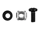 Finen S-M6-100U - Tornillo y tuerca en canastilla para gabinetes. (Pq x 100 Jgo) - Miniatura 4