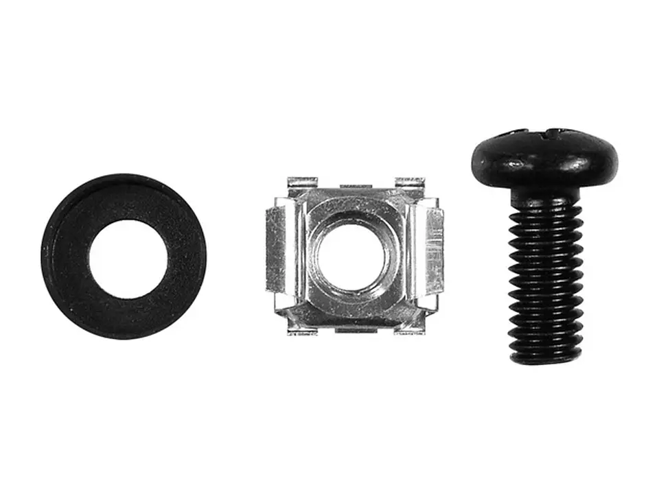 Finen S-M6-100U - Tornillo y tuerca en canastilla para gabinetes. (Pq x 100 Jgo) 4