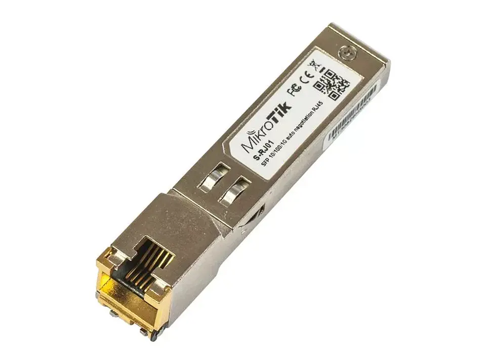MikroTik S-RJ01 - Módulo de Cobre RJ45 SFP 10/100 / 1000M 1