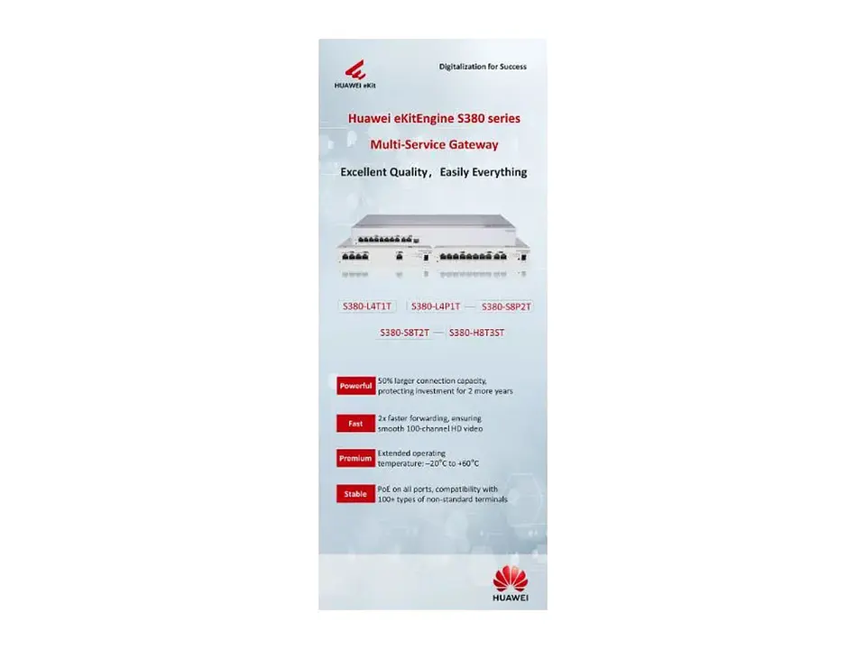 Huawei S380-S8P2T - Gateway multiservicio controladora APS EKIT 2