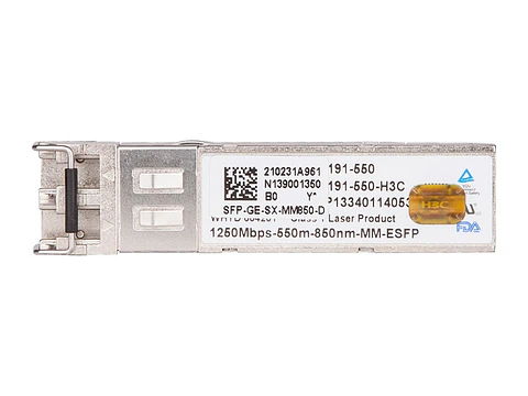 H3C SFP-GE-SX-MM850-D - Transceiver1000BASE-SX SFP, Multi-Mode (850nm, 550m, Dúplex LC)