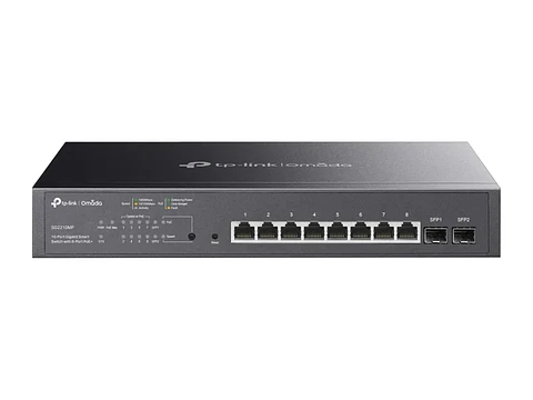 TP-Link Omada SG2210MP - Switch administrable Omada L2+, 8 Gb PoE+ (150W), 2 SFP 1G