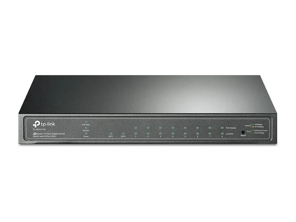 TP-Link Omada SG2210P - Omada Switch Smart 10 puertos Gigabit, 8×PoE+ + 2×SFP 2