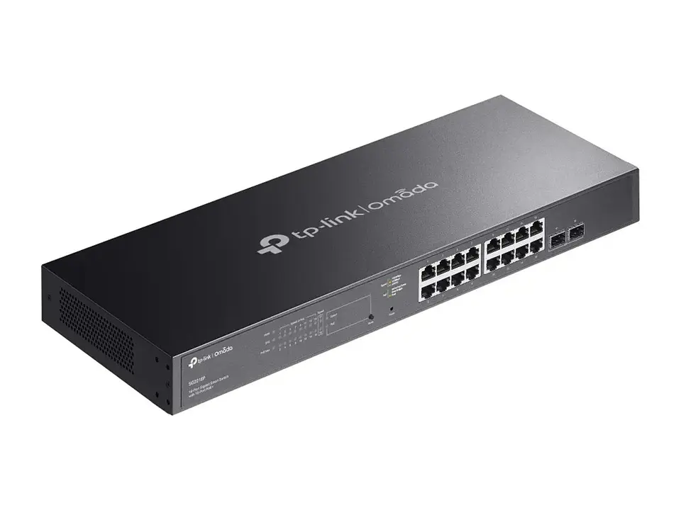 TP-Link Omada SG2218P - Switch administrable Omada L2+, 16 Gb PoE+ (150W), 2 SFP 1G 4