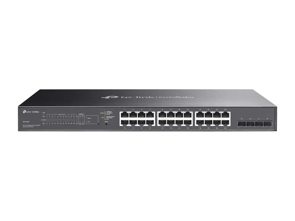 TP-Link Omada SG2428P - Switch administrable Omada L2+, 24 Gb PoE+ (250W), 4 SFP 1G 1