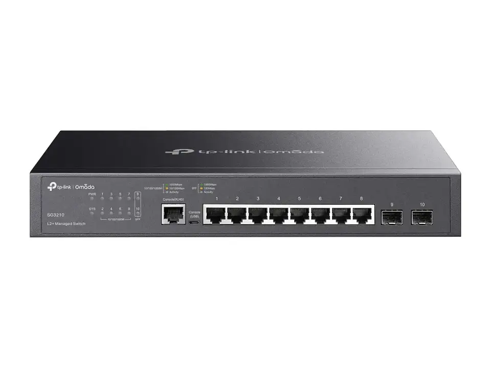 TP-Link Omada SG3210 - Switch administrable Omada L2+, 8 Gb, 2 SFP 1G 1