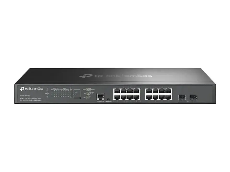 TP-Link Omada SG3218XP-M2 - Switch administrable Omada L2+, 16×2.5G (8 PoE+ 240W), 2 SFP+ 10G 1