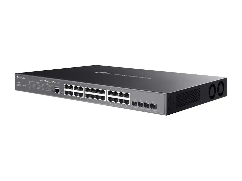 TP-Link Omada SG3428MP - Switch administrable Omada L2+, 24 Gb PoE+ (384W), 4 SFP 1G 3