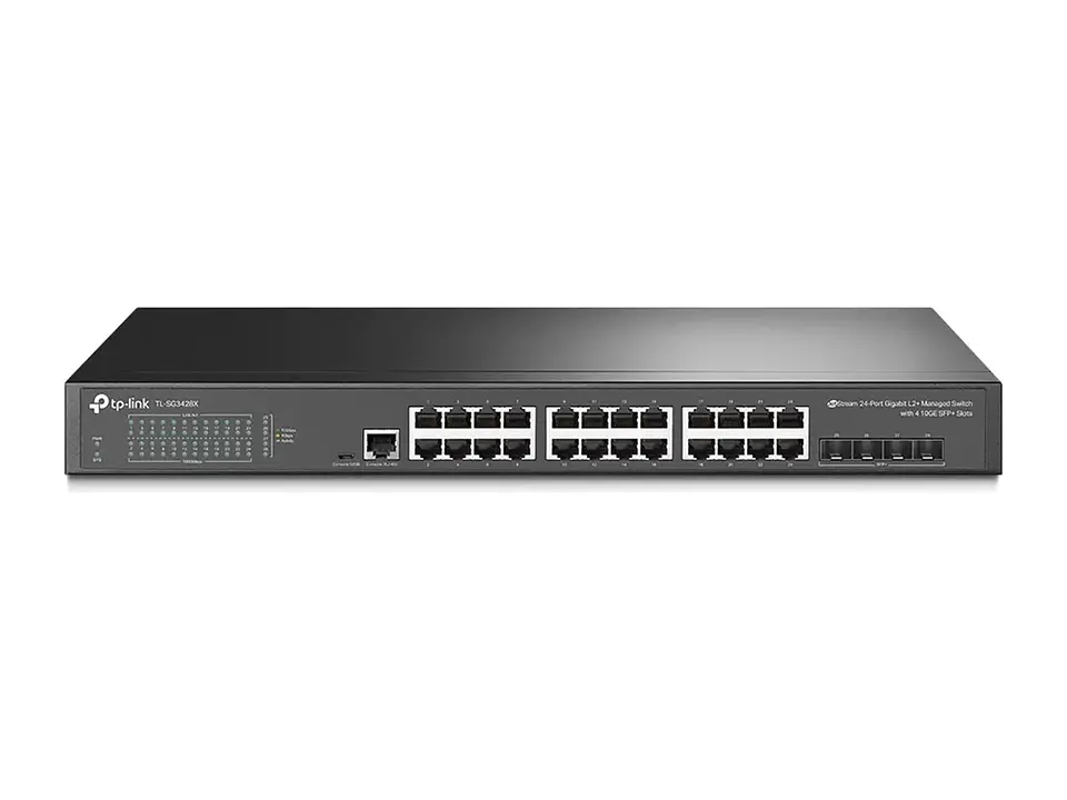 TP-Link Omada SG3428X - Switch administrable Omada L2+, 24 Gb, 4 SFP+ 10G 1