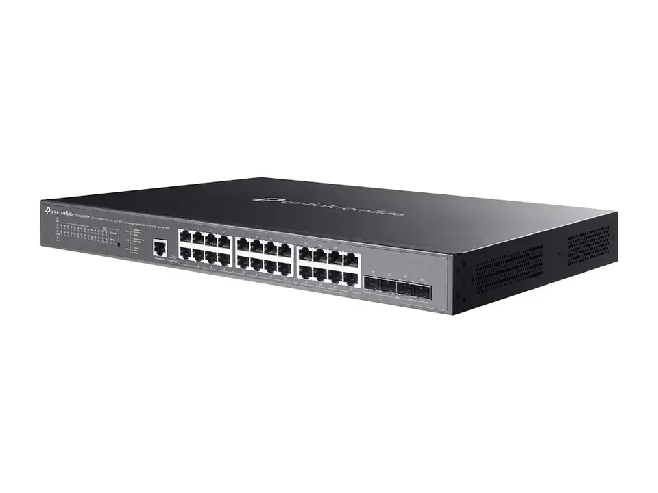 TP-Link Omada SG3428XMPP - Switch administrable Omada L2+, 24 Gb (8 PoE++/16 PoE+) 500W, 4 SFP+ 10G 2