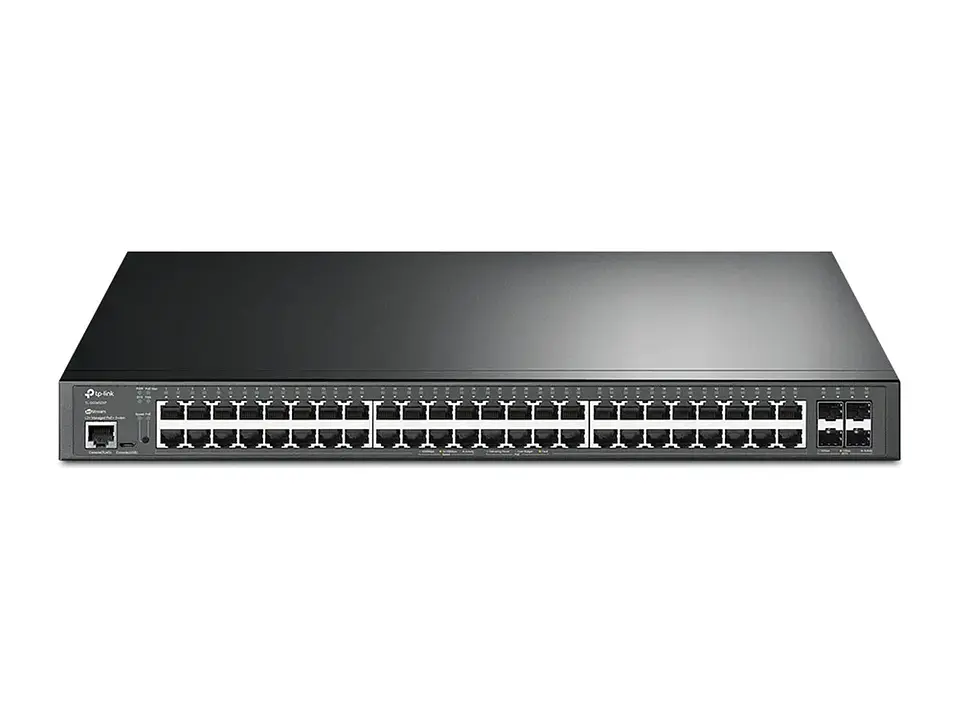 TP-Link Omada SG3452XP - Switch administrable Omada L2+, 48 Gb PoE+ (500W), 4 SFP+ 10G 3