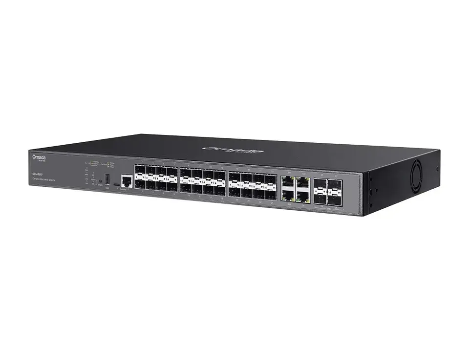 TP-Link Omada SG5428XF - Switch administrable L2+ Omada - 24 puertos SFP + 4 SFP+ - rack 1U 3