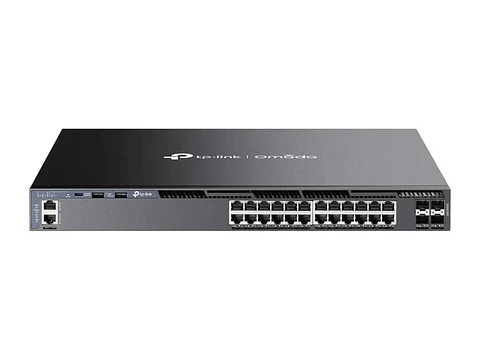 TP-Link Omada SG6428X - Switch administrable Omada L3, 24 Gb, 4 SFP+ 10G