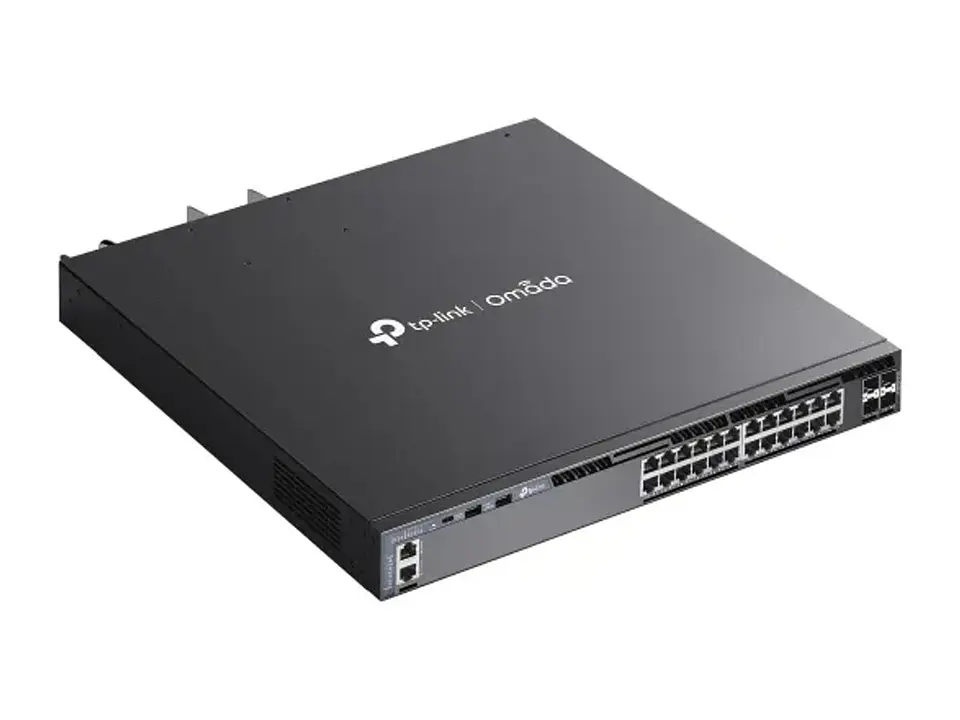 TP-Link Omada SG6428XHP - Switch administrable Omada L3, 24 Gb PoE+ (720W), 4 SFP+ 10G 3
