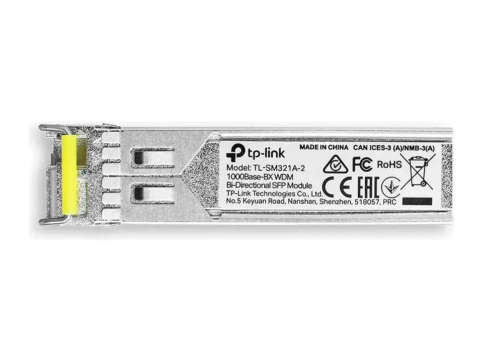 TP-Link Omada SM321A-2 - Modulo SFP, 1.25Gbps, puerto LC simplex, distancia 2km 2