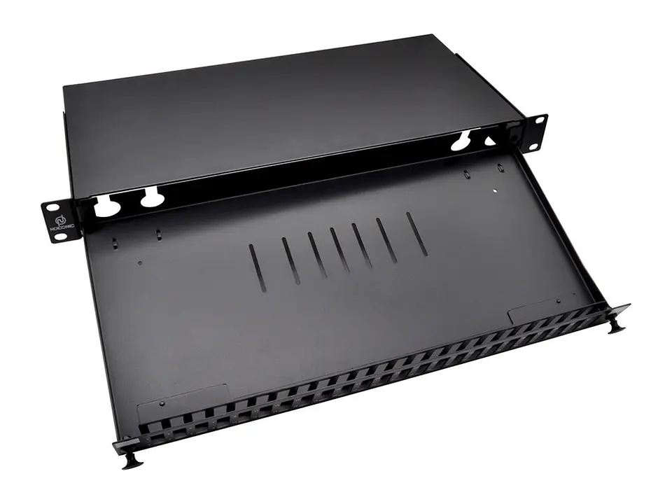 Nexconec SPP24S - Bandeja de fibra optica para de 24 puertos para SC o LC Duplex raquable 1RU 3