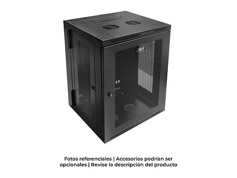 Tripp Lite SRW15US - Gabinete de Pared de 15 RU abatible con puerta frontal microperforada (AlxAnxPr) 770x600x548 mm. Código