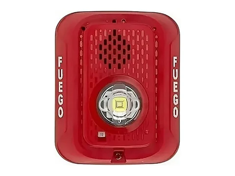System Sensor SS-P2RLED-SP - Sirena LED Estroboscopica 2 Hilos 12 a 24 V