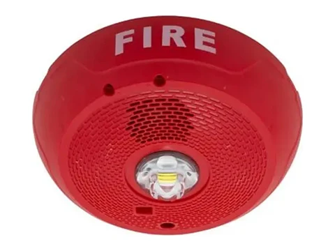 System Sensor SS-PC2RLED - Sirena LED Estroboscopica de Techo Candelas Seleccionables