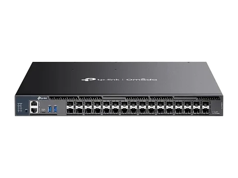 TP-Link Omada SX6632YF - Omada Switch Stackable Administrado L3 Apilable de 26 Puertos 10G de con 6 Ranuras de 25G