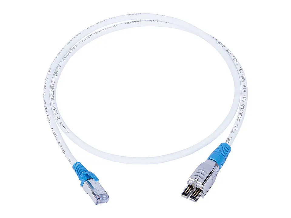 Siemon T4A-S01M-B06L - Patch Cord TERA/RJ45 4 Pares Lszh 1M Azul 1