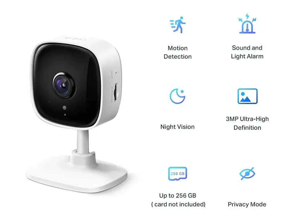 camara Tapo interior wifi 3MP 2304x1296 2K 3