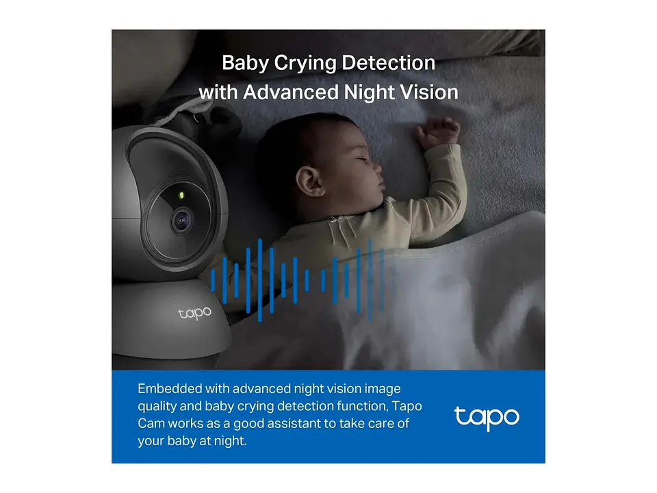 camara Tapo interior wifi 2MP 1920x1080 Full HD 4