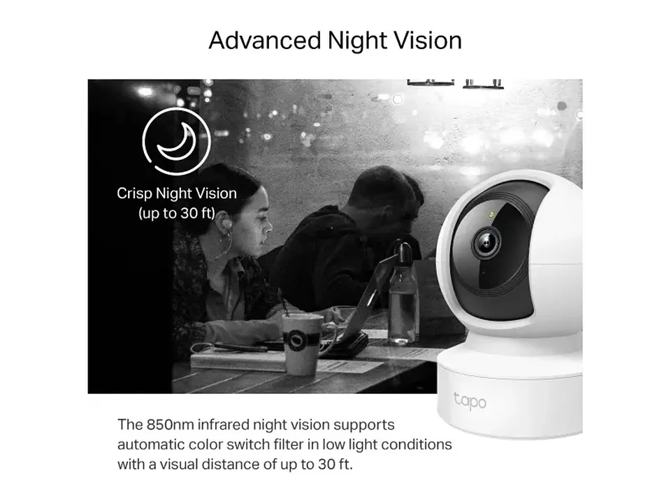 camara Tapo interior wifi y ethernet 3MP 2304x1296 2K 3