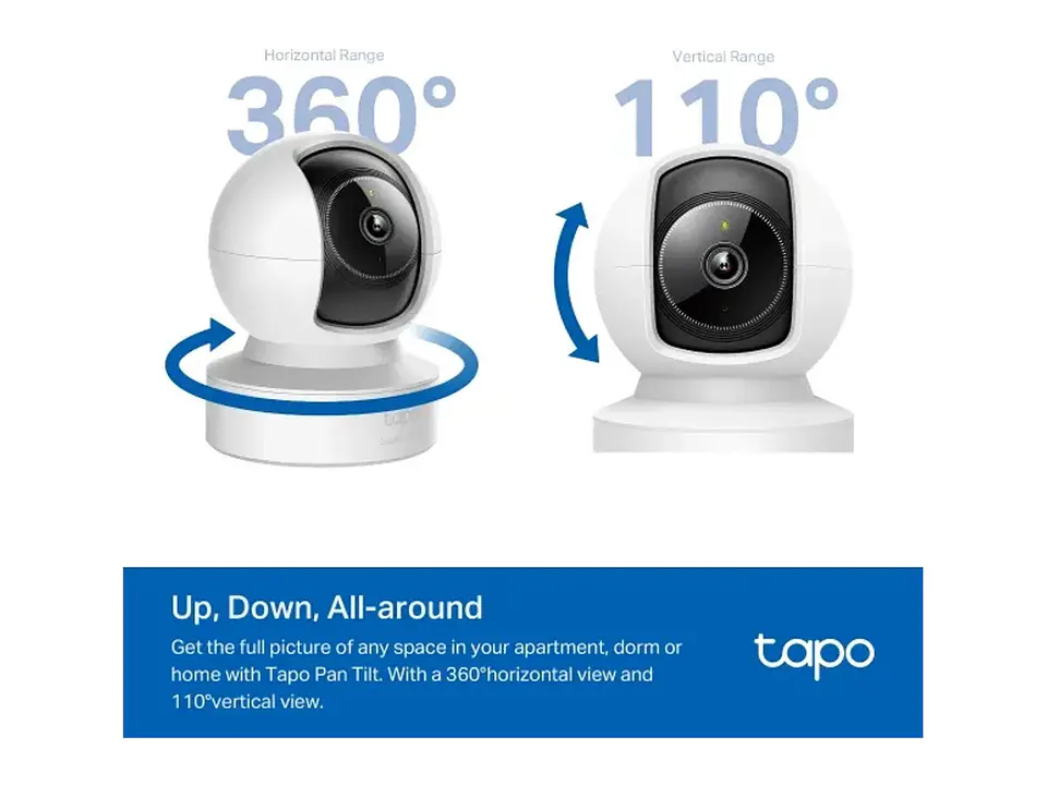 camara Tapo interior wifi y ethernet 4MP 2560x1440 2K QHD 4