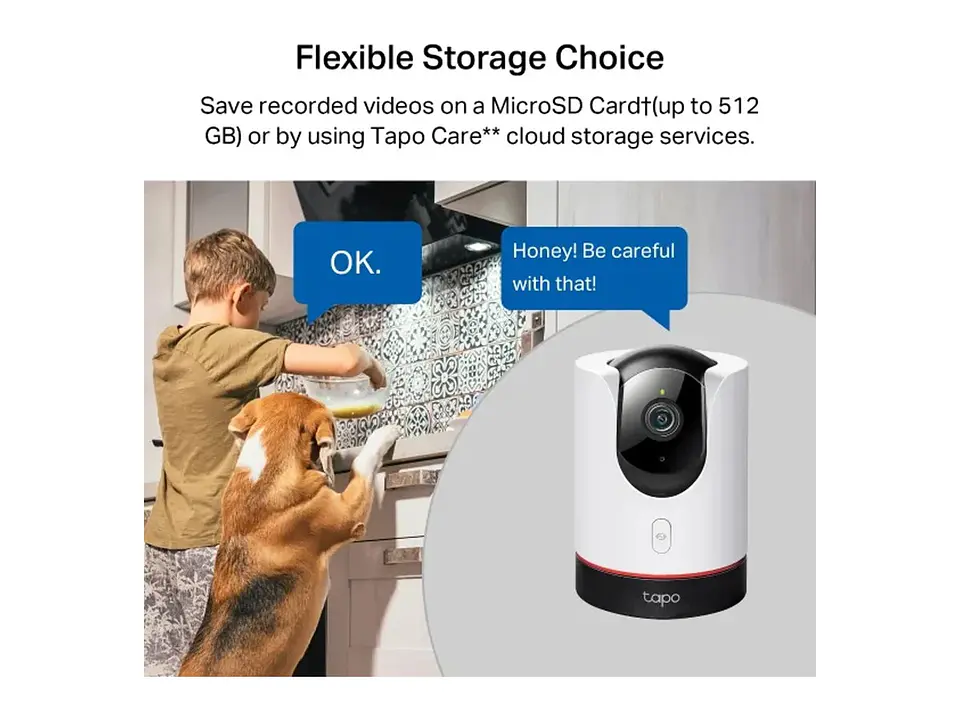 camara Tapo interior wifi 4MP 2560x1440 2K QHD 4