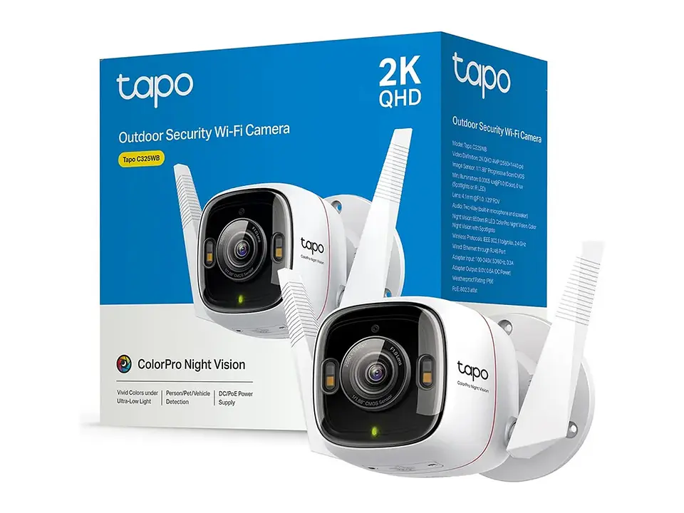 camara Tapo exterior wifi y ethernet 4MP 2688x1520 2K QHD 3
