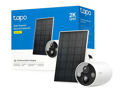 camara Tapo exterior wifi 4MP 2560x1440 2K QHD + PANEL SOLAR