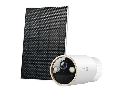 camara Tapo exterior wifi dual band 8MP 3840x2160 4K + PANEL SOLAR