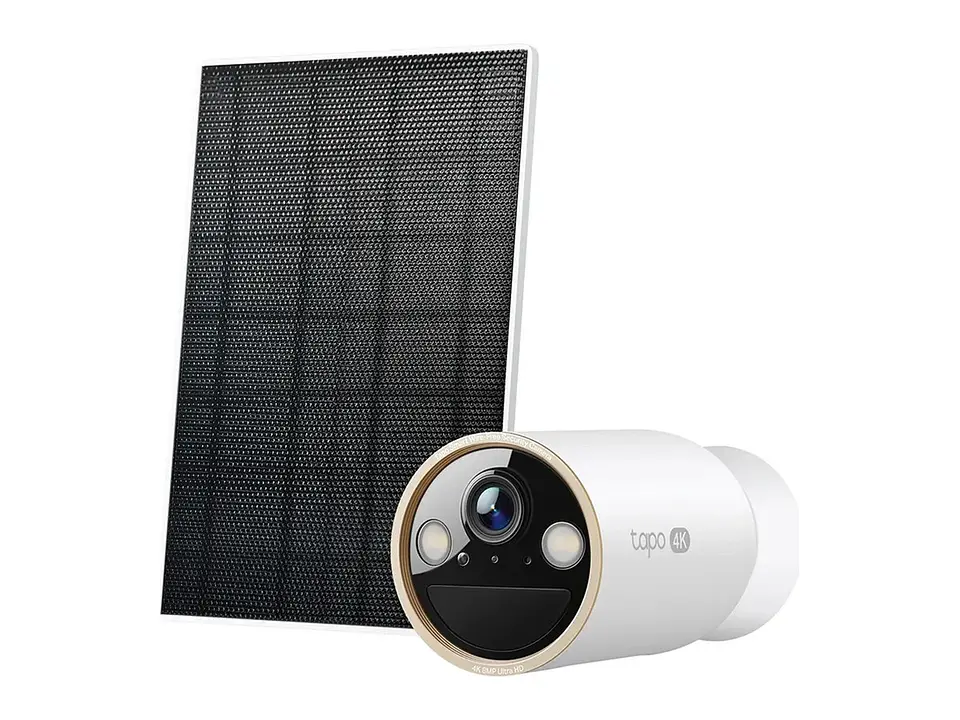 camara Tapo exterior wifi dual band 8MP 3840x2160 4K + PANEL SOLAR 1