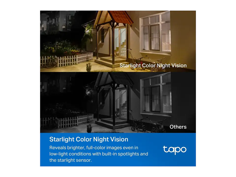 camara Tapo exterior wifi dual band 8MP 3840x2160 4K + PANEL SOLAR 4