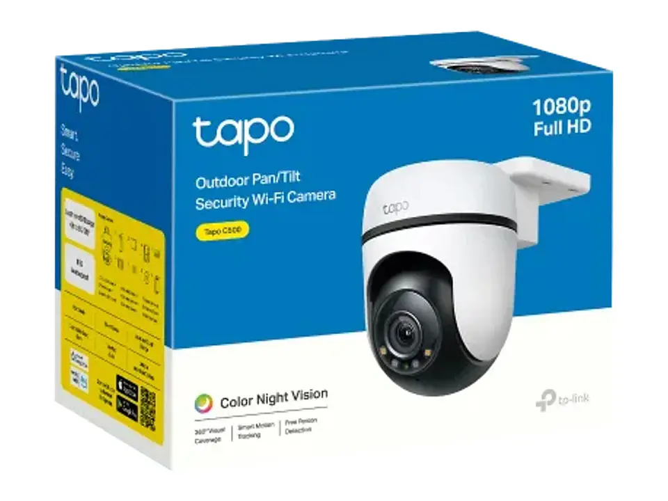 camara Tapo exterior wifi 2MP 1920x1080 Full HD 1