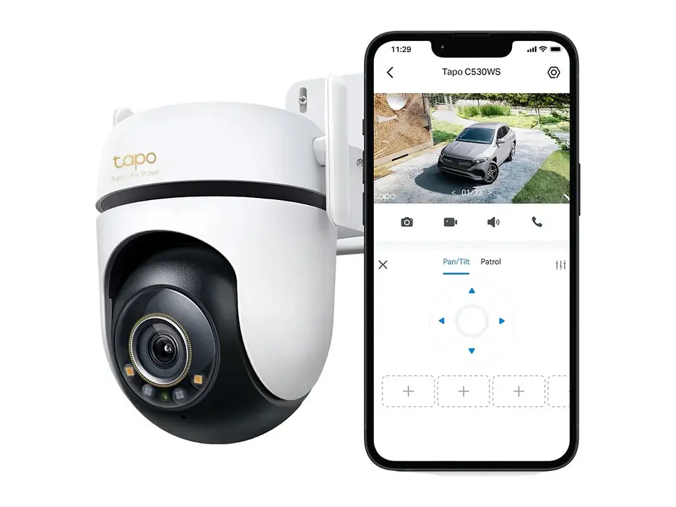 camara Tapo exterior wifi y ethernet 5MP 2880x1620 3K 4