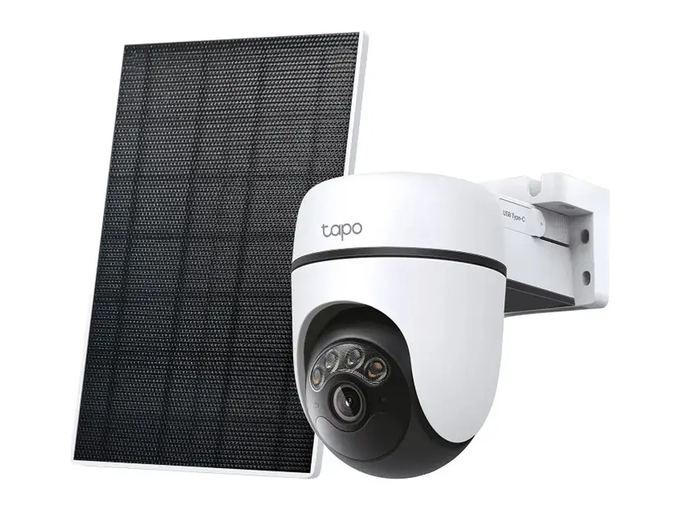 camara Tapo exterior wifi 5MP 2880x1620 3K + PANEL SOLAR 2