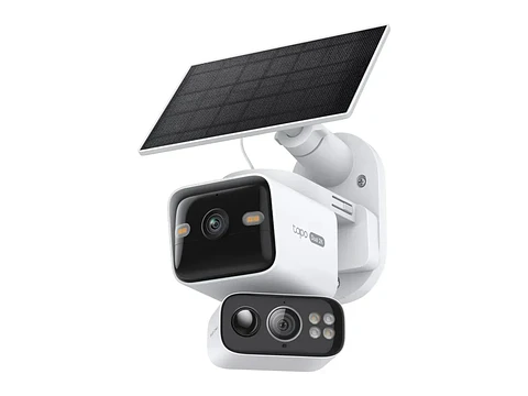 camara Tapo exterior wifi DOBLE LENTE 3MP 2304x1296 2K + PANEL SOLAR
