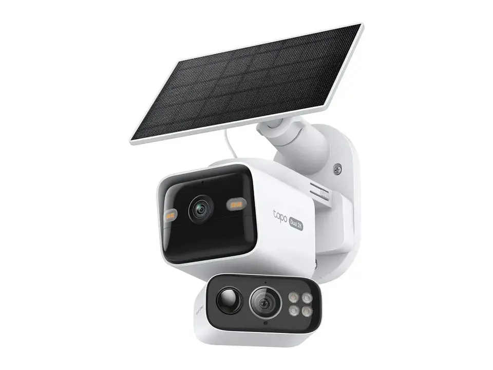 camara Tapo exterior wifi DOBLE LENTE 3MP 2304x1296 2K + PANEL SOLAR 1