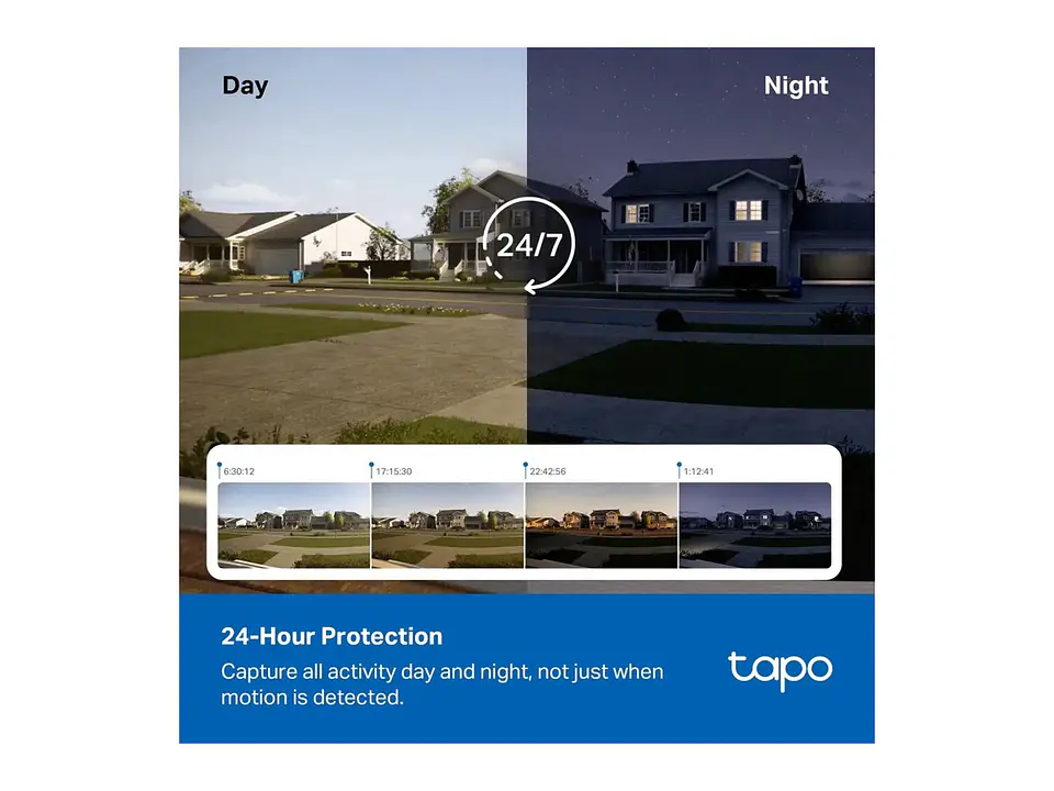 camara Tapo exterior wifi dual band 8MP 3840x2160 4K + PANEL SOLAR 1