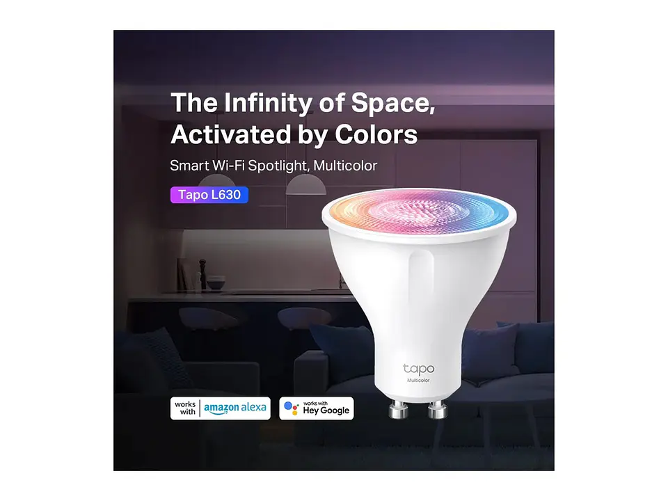 foco inteligente wifi GU10 multicolor para interior 3