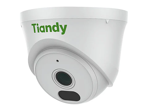 Tiandy TC-C320N-1ANB-28 - Cámara IP Turret de 2MP Serie AK, lente 2.8 mm, IR 30m, PoE, Onvif, con detección de movimiento y micrófono, IP67,Color Maker