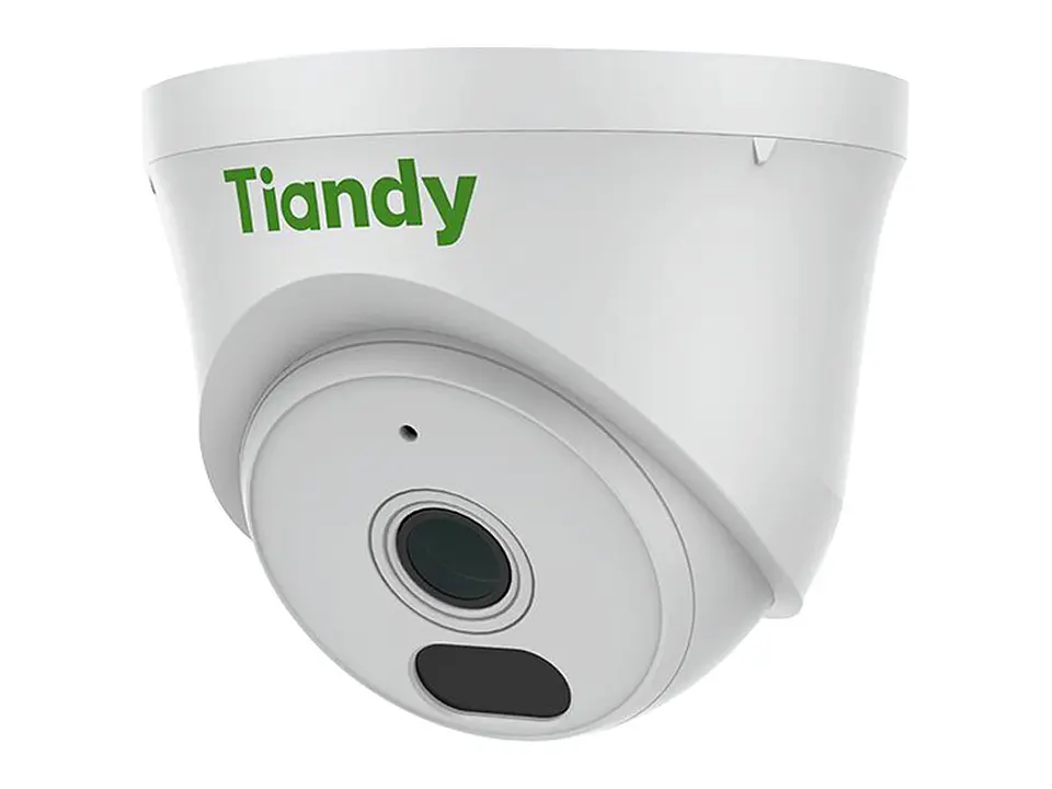 Tiandy TC-C320N-1ANB-28 - Cámara IP Turret de 2MP Serie AK, lente 2.8 mm, IR 30m, PoE, Onvif, con detección de movimiento y micrófono, IP67,Color Maker 1