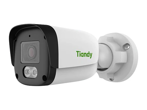 Tiandy TC-C34QN-2ENA-28 - Cámara IP Bullet de 4MP Serie SK, lente 2.8 mm, IR 30m, PoE, Onvif, con detección de movimiento y micrófono, IP67, Color Maker